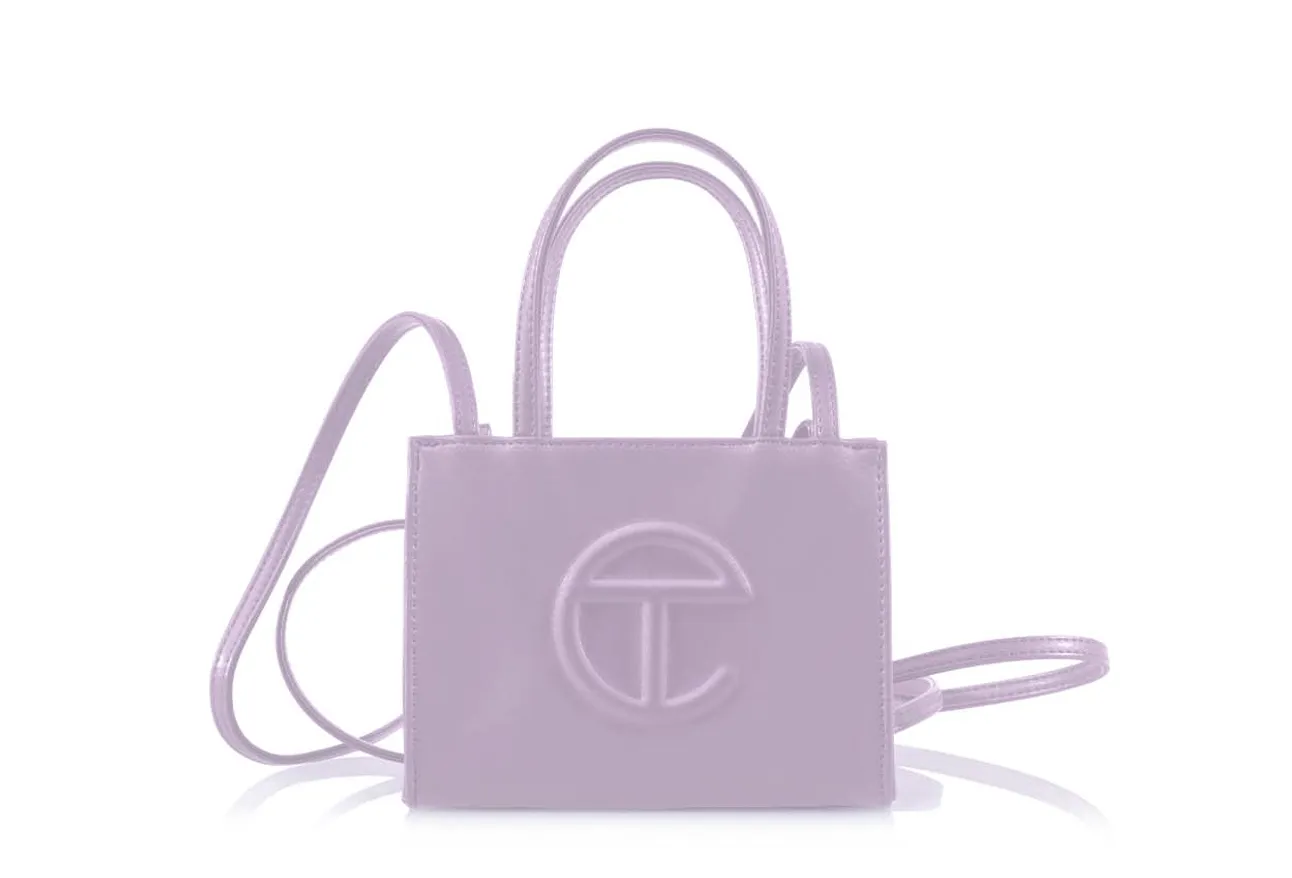 TELFAR SHOPPING BAG SMALL LAVENDER