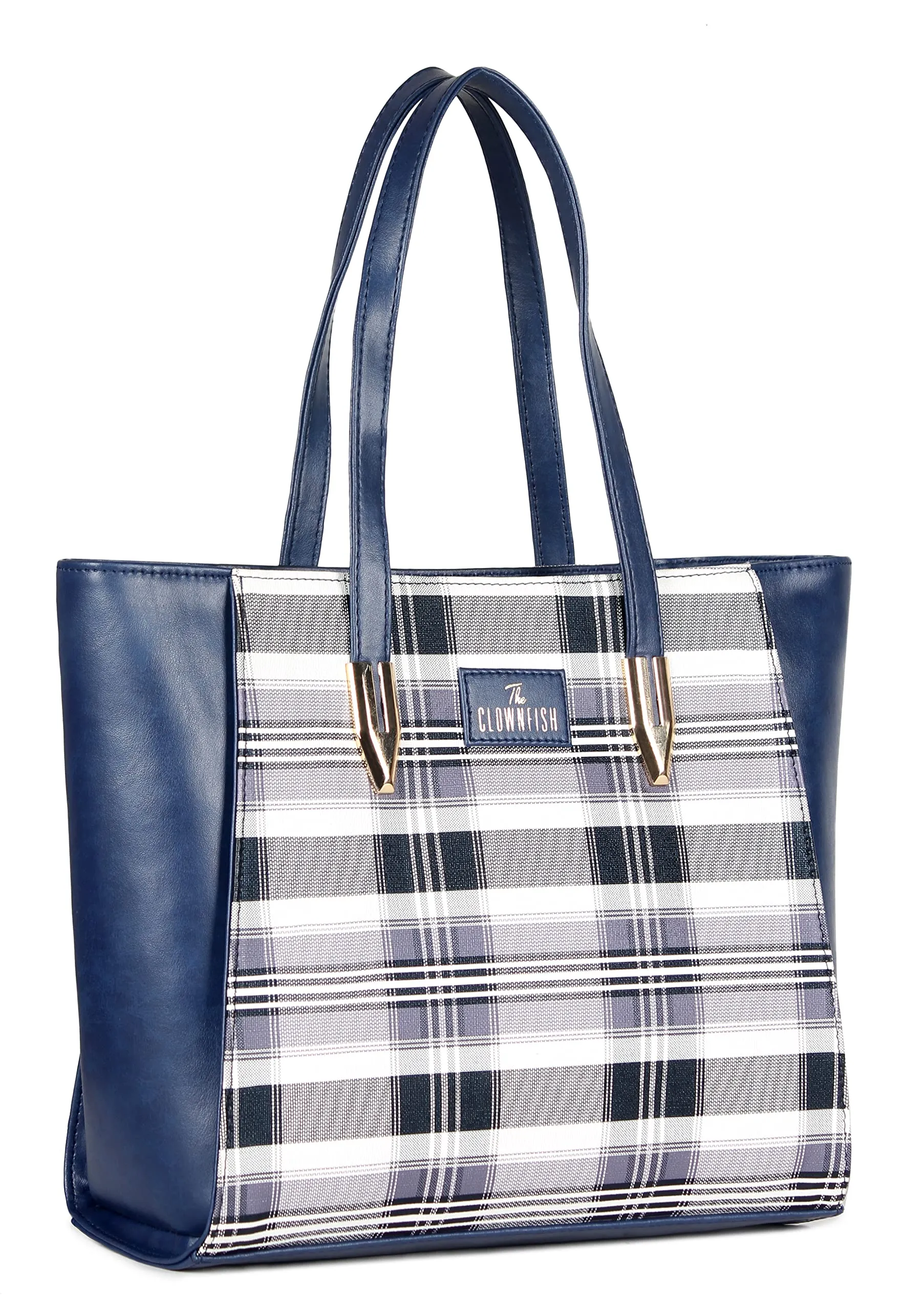 THE CLOWNFISH Agnes Handbag - Stylish & Spacious | Perfect Gift | 9L | Blue