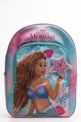 The Little Mermaid Front Pocket Backpack Turquoise