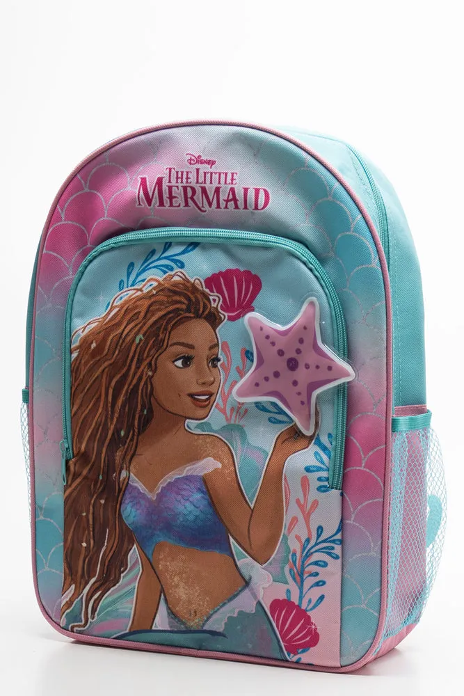 The Little Mermaid Front Pocket Backpack Turquoise