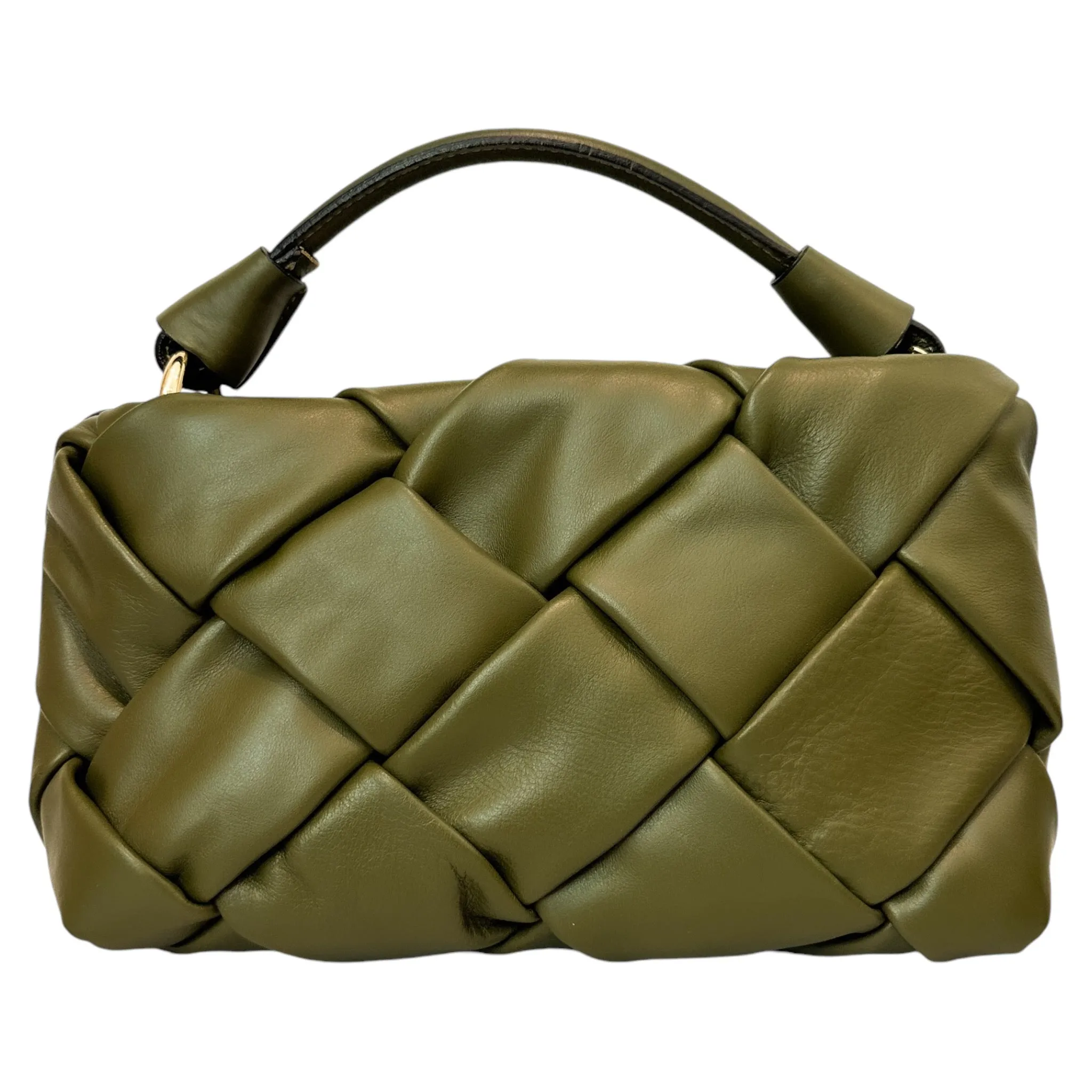 THE MARIE WOVEN TOP HANDLE BAG