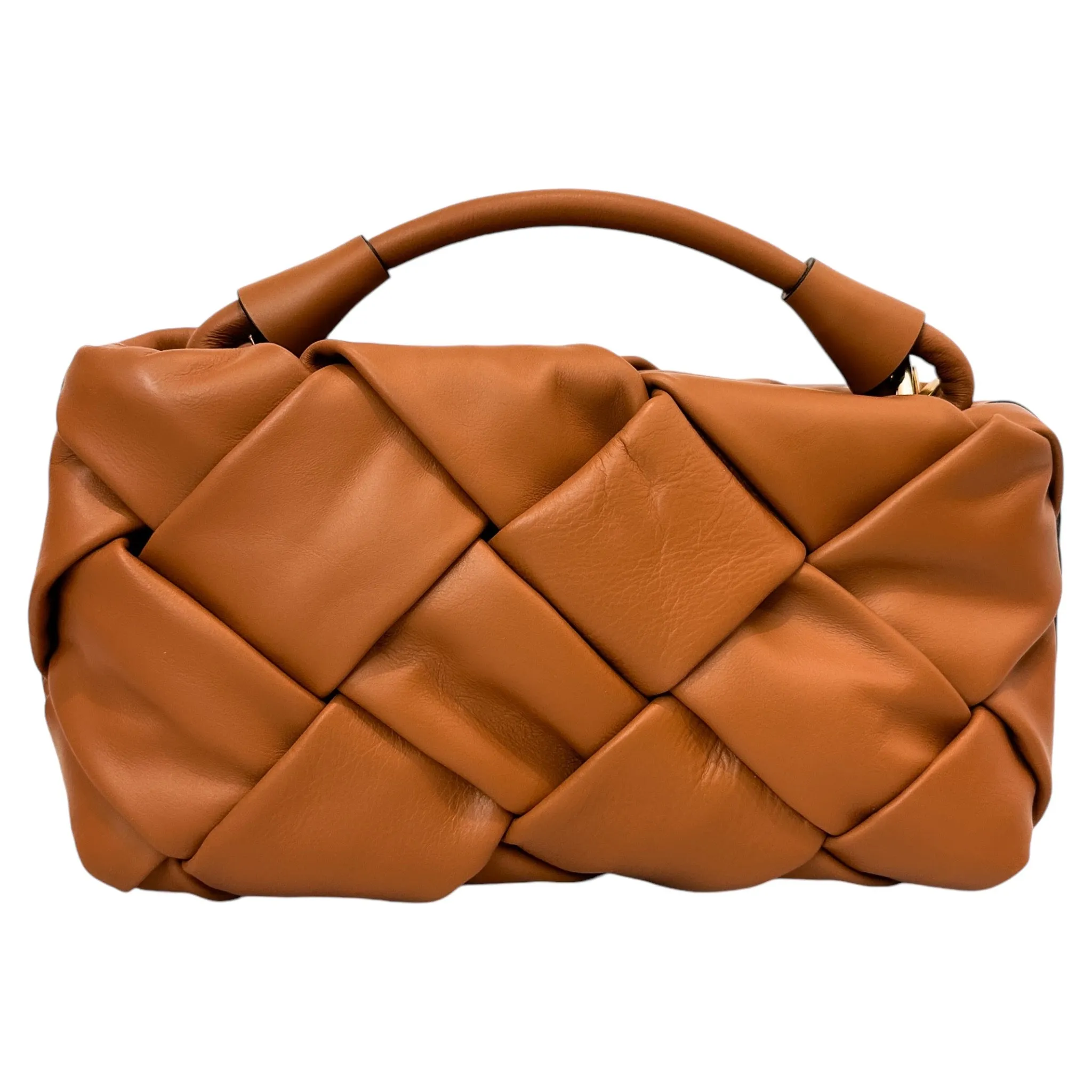 THE MARIE WOVEN TOP HANDLE BAG