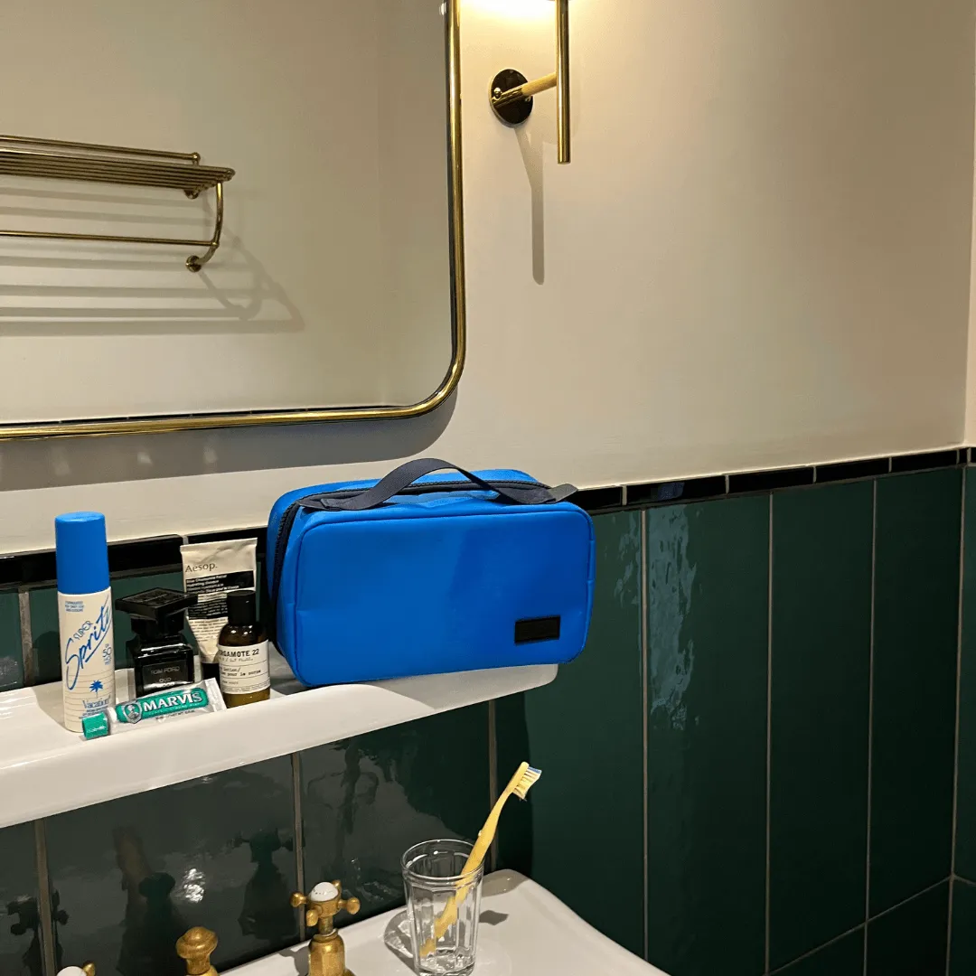 The Toiletry Bag - Cerulean