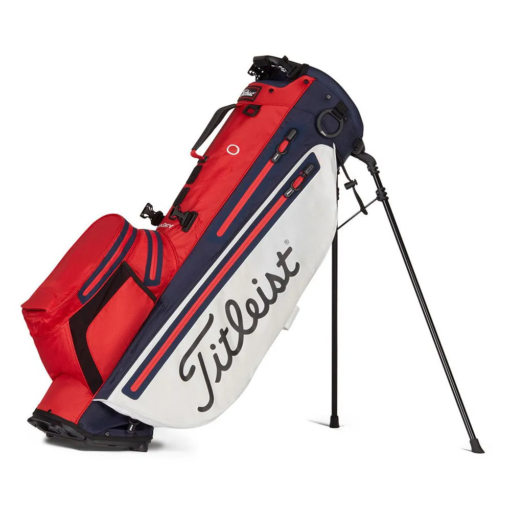 Titleist Player 4 Plus StaDry Stand Bag - Red/White/Navy