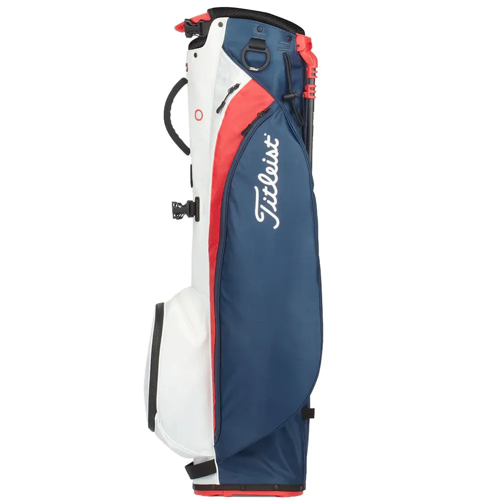 Titleist Players 4 Carbon Stand Bag - Navy/White/Red