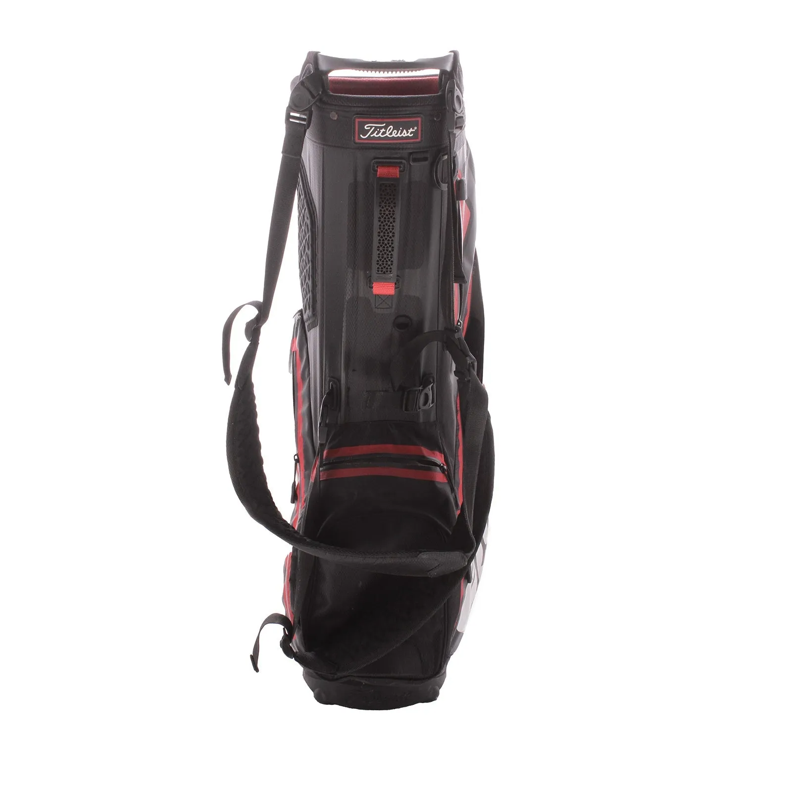 Titleist Second Hand Stand Bag - Black/Red/White