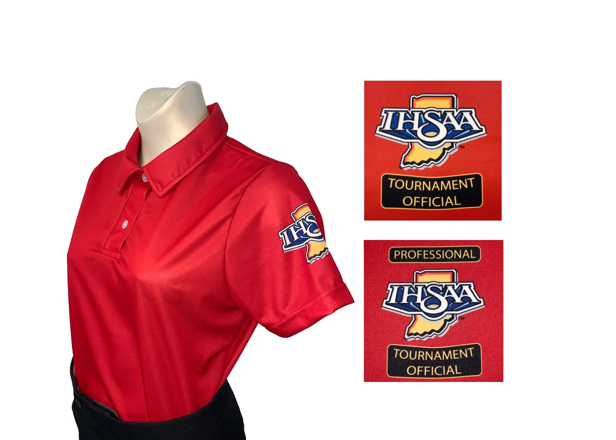 USA402IN RED - Smitty "Made in USA" - IHSAA Women's Short Sleeve RED Track and Cross Country Shirt