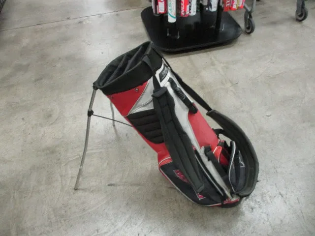 Used Ping Voyage Illinois State Redbirds Golf Stand Bag - Stand Legs Bent