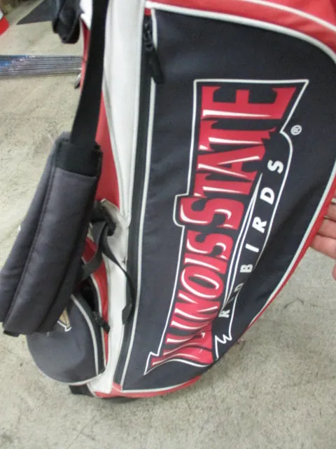 Used Ping Voyage Illinois State Redbirds Golf Stand Bag - Stand Legs Bent