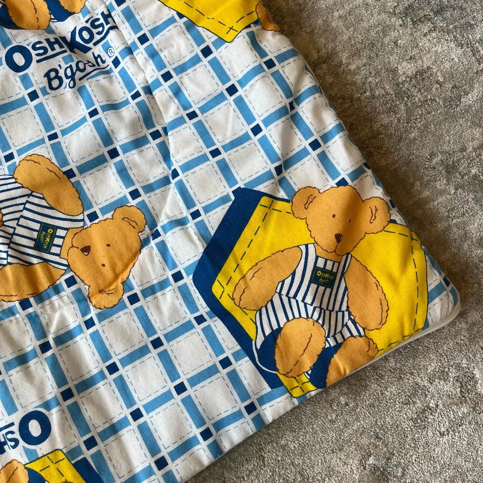 Vintage OshKosh B'gosh Teddy Bear Sleeping Bag