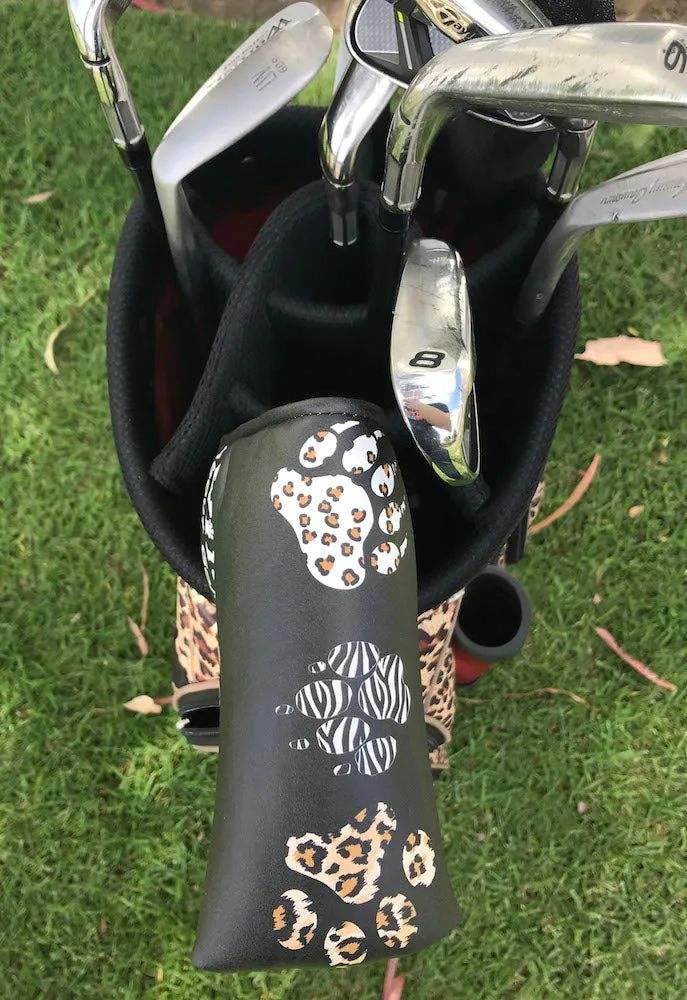 Wild About Golf Blade Putter Cover (Printed, Velcro Closure)