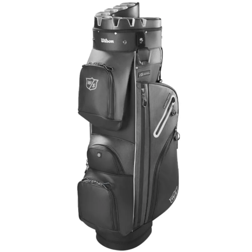 Wilson I-Lock Dry Cart Bag - Black/Silver