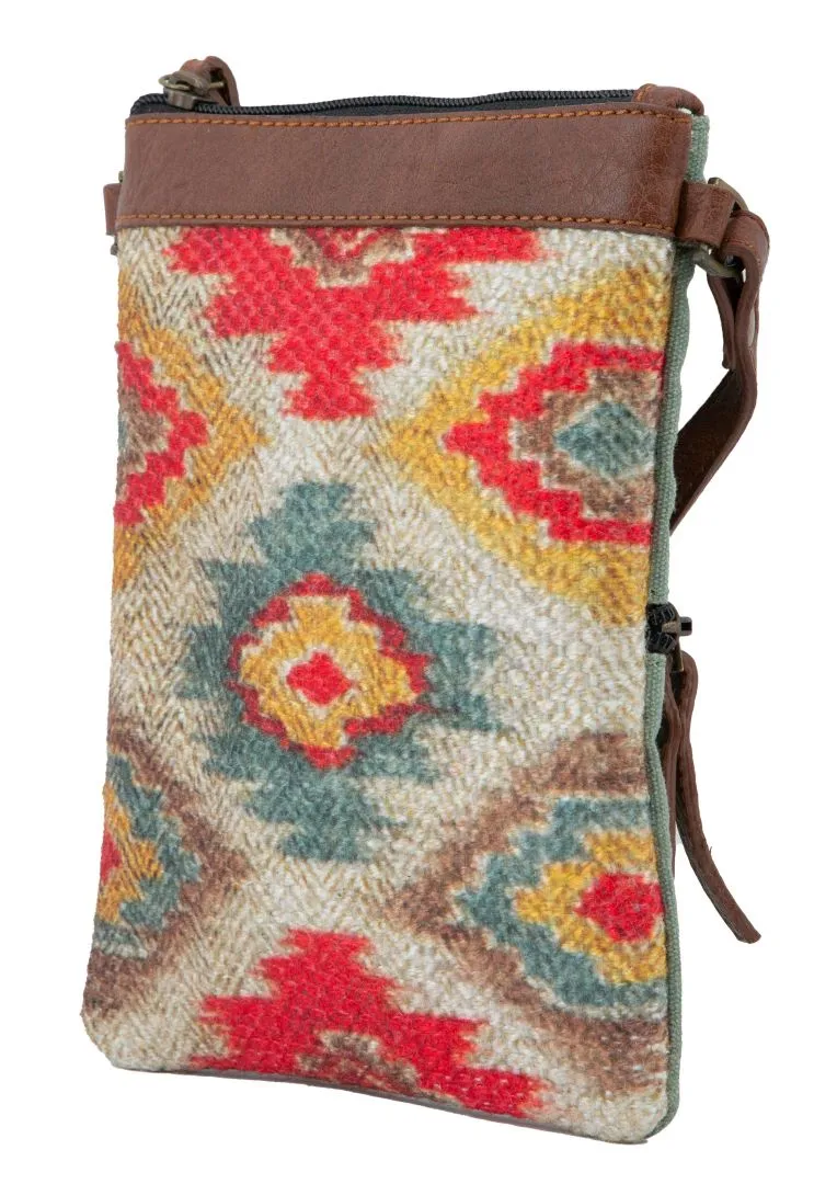 Women's Crossbody Bag - Freedom Up-Cycled and Durrie , India