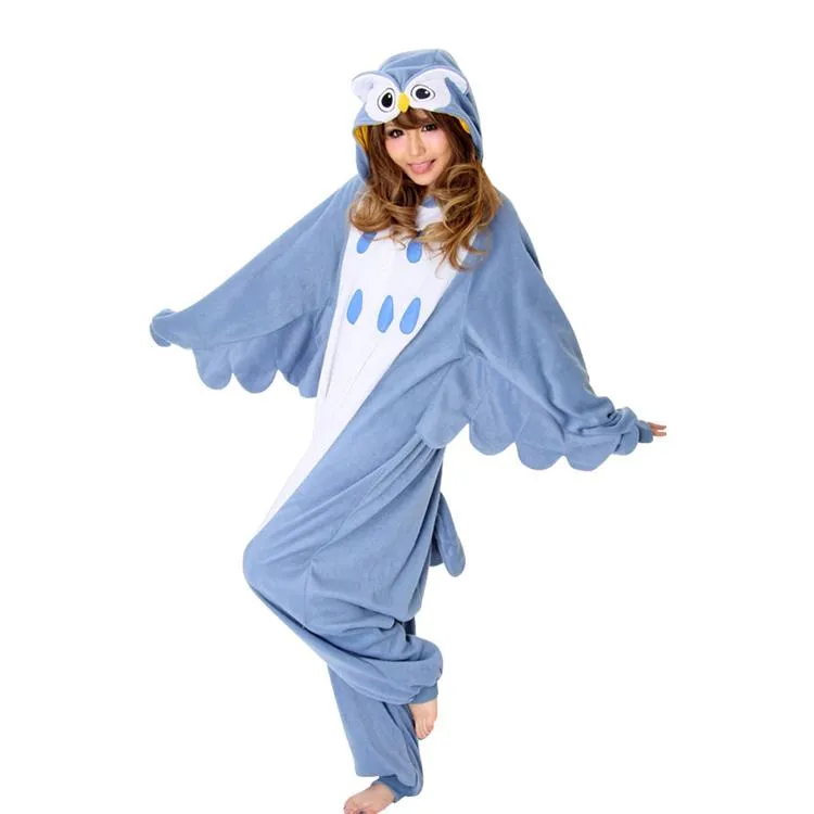 WOTOGOLD Animal Cosplay Costume Kigurumi Onesie Owl Unisex Adult Pajamas