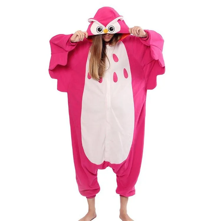 WOTOGOLD Animal Cosplay Costume Kigurumi Onesie Owl Unisex Adult Pajamas