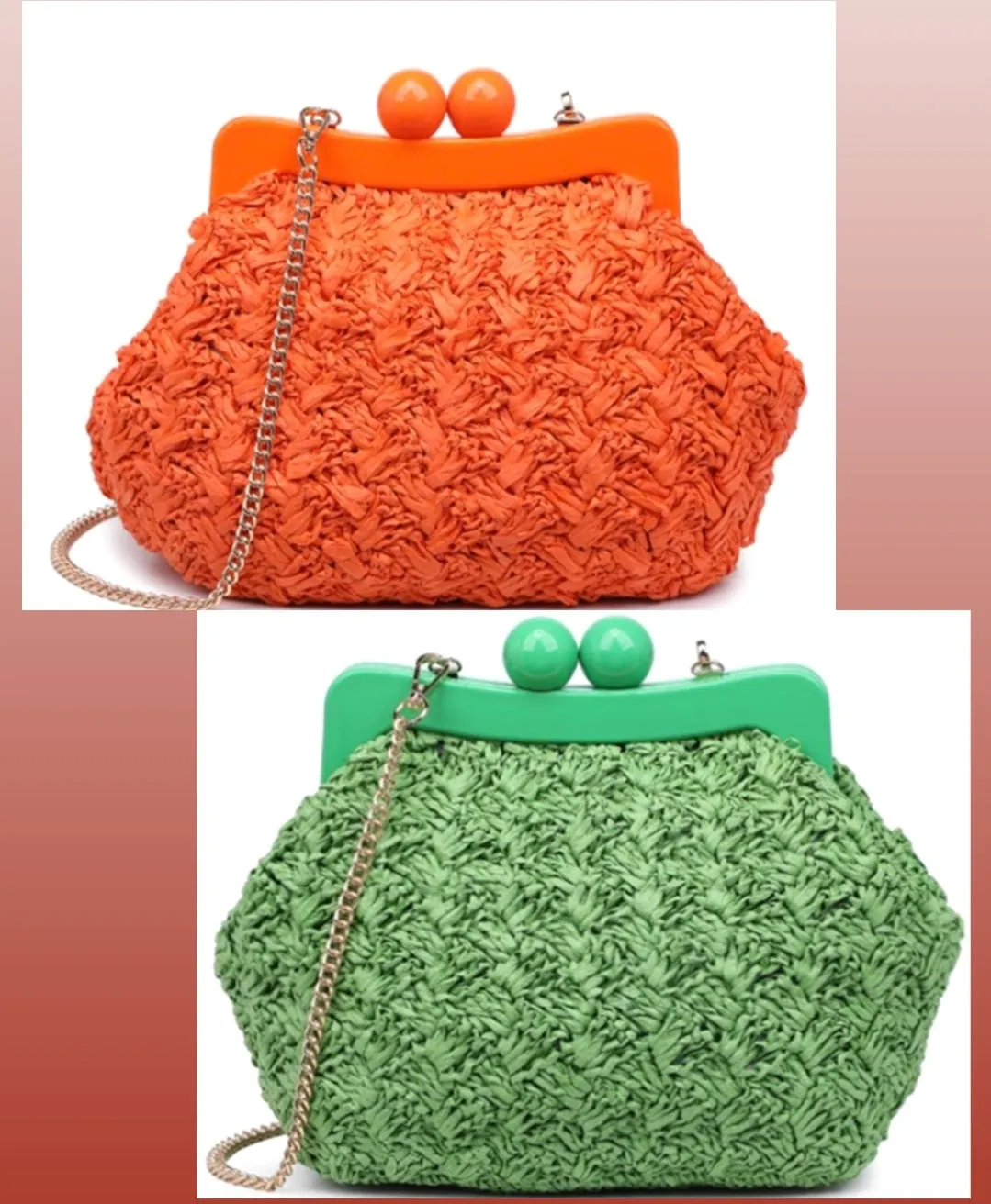 Woven XXL Coin Purse Crossbody Purse