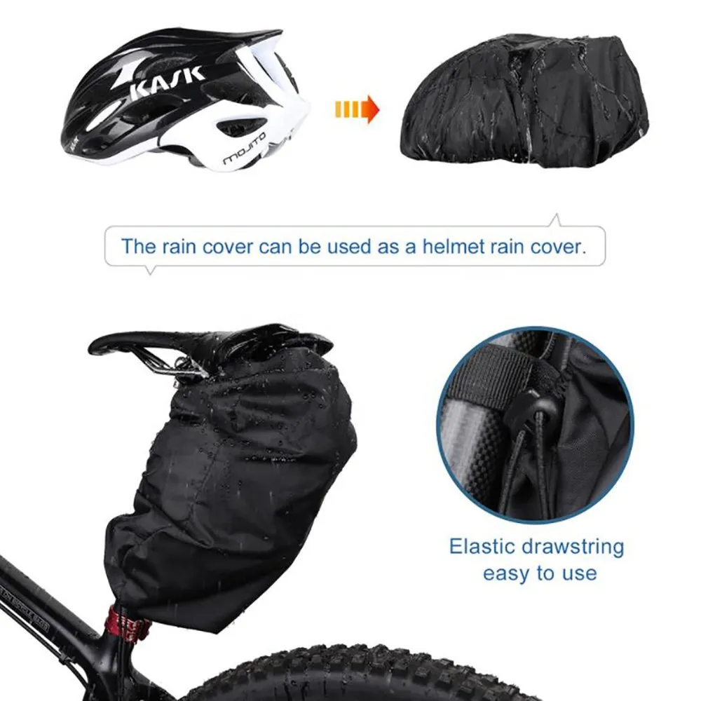 X21557 Waterproof Bike Saddle Bag With Drink Pocket